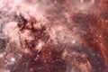 The region 30 Doradus lies in the Large Magellanic Cloud galaxy. Royalty Free Stock Photo