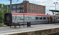 Regional train in Linkoping Sweden Royalty Free Stock Photo