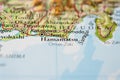 Regional map showing Hamamatsu and surrounding areas.. Royalty Free Stock Photo