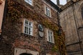 Regional Museum with ivy-covered wall, DvorakÃÂ´s Museum of Prehistory or formerly parish school near Gothic Cathedral, Medieval