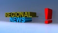 Regional news on blue