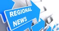 Regional News. Information Concept.