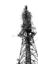 Radio transmitter tower Royalty Free Stock Photo