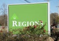 Regions Bank Sign