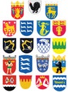 Regions of Finland Coat of Arms Set Collection