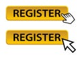 Register button Royalty Free Stock Photo