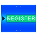 Register button Royalty Free Stock Photo