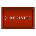 Register button Royalty Free Stock Photo