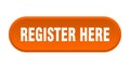 register here button Royalty Free Stock Photo