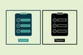 Register icon. icon related to UI elements. suitable for web site, app, user interfaces,element, printable etc. solid icon style. Royalty Free Stock Photo