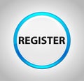 Register Round Blue Push Button Royalty Free Stock Photo