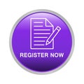 Register now button Royalty Free Stock Photo