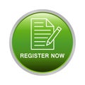 Register now button Royalty Free Stock Photo