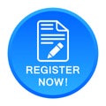 Register now button Royalty Free Stock Photo