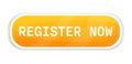 Register now click here pointer, web button, banner. Action button with arrow pointer. Register now tag. Modern action Royalty Free Stock Photo