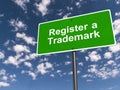 Register a trademark sign Royalty Free Stock Photo