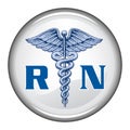 Registered Nurse Button