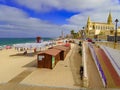 Regla beach from Chipiona Cadiz Spain Royalty Free Stock Photo