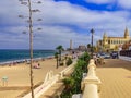 Regla beach from Chipiona Cadiz Spain Royalty Free Stock Photo