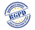 Regolamento generale sulla protezione dei dati RGPD Royalty Free Stock Photo