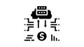regtech electronic equipment glyph icon animation