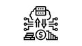 regtech electronic equipment line icon animation