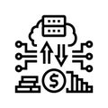 regtech electronic equipment line icon vector illustration