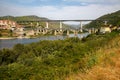 Regua bridge over Douro river, Douro Valley, Regua, Portugal Royalty Free Stock Photo