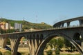 Regua bridge over Douro river, Douro Valley, Regua, Portugal Royalty Free Stock Photo