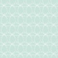 Regular abstract geometric texture seamless vector pattern in calm white and pastel aqua blue colors