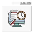 Regular blog post color icon