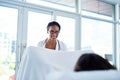 Regular cervical screening can save your life. a young gynaecologist giving a thumbs up during a consultation with her