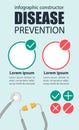 Regular checkups importance infographic chart design element set