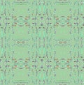 Regular futuristic squares pattern green gray black diagonally