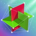 Regular icosahedron Royalty Free Stock Photo