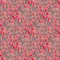 Regular overlaying pattern pink red violet brown gray