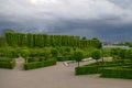 Regular park of Frederiksborg Castle. Lawn trimmed