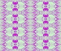 Regular seamless ornamental pattern purple light gray and pastel green