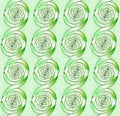 Regular seamless spirals pattern light green beige white vertically