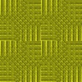 Regular shifted squares pattern with round elements lemon lime green
