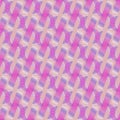 Regular stripes and wavy lines diagonally violet purple white pink Royalty Free Stock Photo