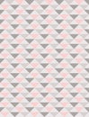 Regular triangles seamless pattern in pastel tones