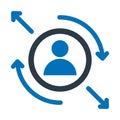 Regular visitor, returning visitor Vector Icon which can easily modify