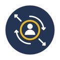 Regular visitor, returning visitor Vector Icon which can easily modify