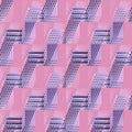 Regular waffle-weave pattern purple pink violet diagonally