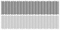 Regular wavy line pattern graphic design element background. Vector. Royalty Free Stock Photo