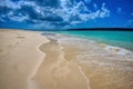 Maehama beach on the Island of Miyakojima, Okinawa, Japan Royalty Free Stock Photo