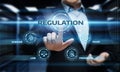 Regulation Compliance Rules Law Standard Business Technology concept Royalty Free Stock Photo