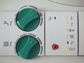 Regulator of the gas boiler Royalty Free Stock Photo