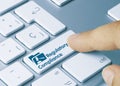 Regulatory Compliance - Inscription on Blue Keyboard Key Royalty Free Stock Photo
